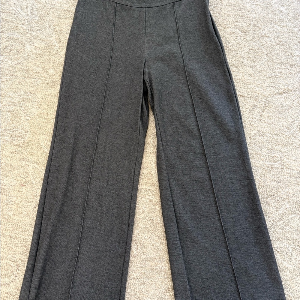 Ann Taylor Gray Wide-Leg Pants
